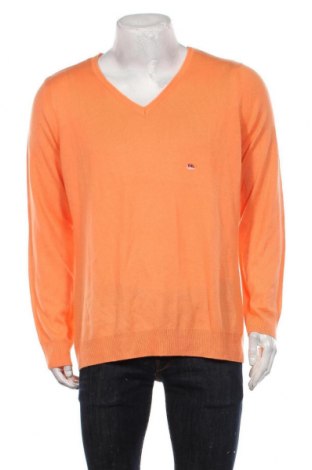 Ανδρικό πουλόβερ Basic Editions, Μέγεθος XXL, Χρώμα Πορτοκαλί, Τιμή 22,27 €