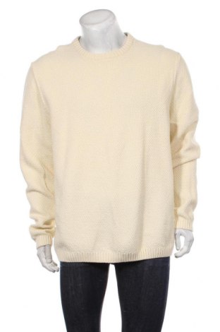 Ανδρικό πουλόβερ Bpc Bonprix Collection, Μέγεθος XXL, Χρώμα Εκρού, Τιμή 22,27 €