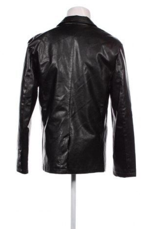 Ανδρικό δερμάτινο σακάκι Aowofs, Μέγεθος XL, Χρώμα Μαύρο, Τιμή 42,78 €