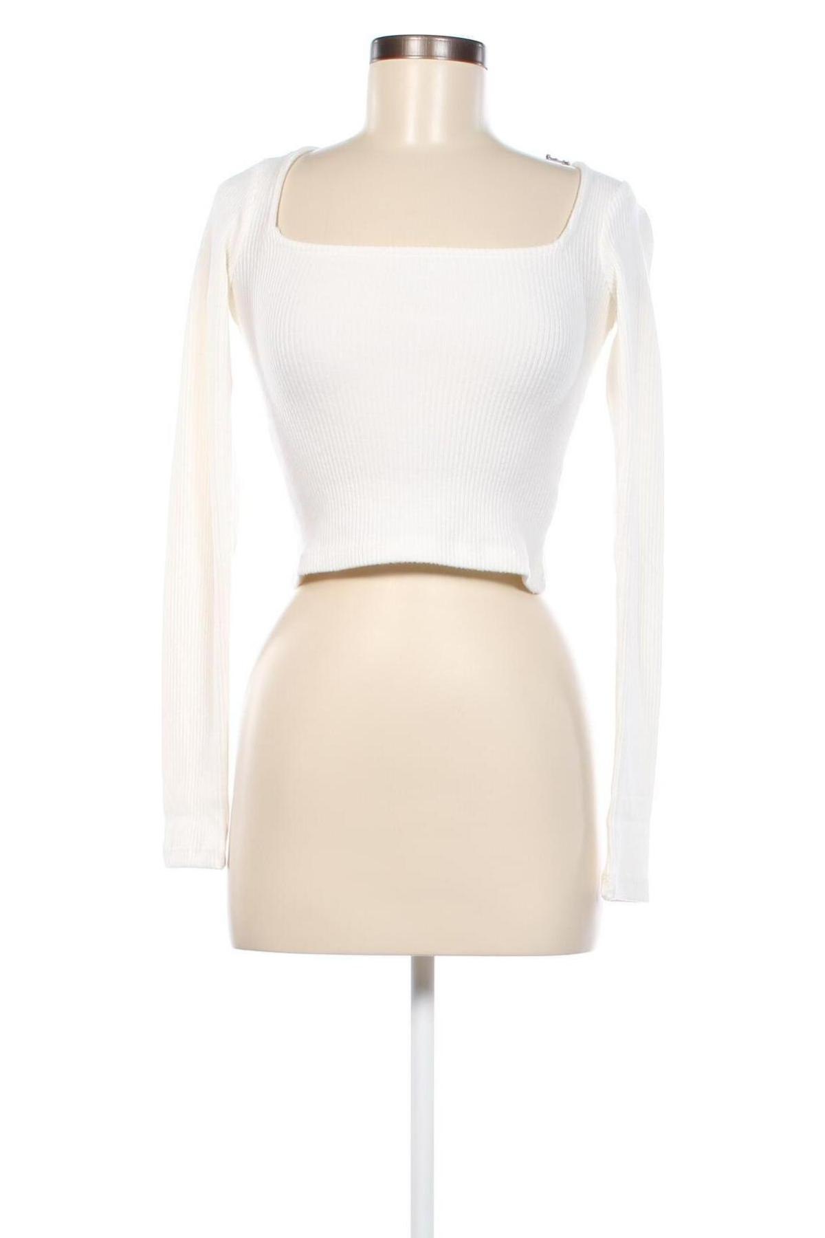 Γυναικεία μπλούζα NA-KD, Μέγεθος XXS, Χρώμα Λευκό, 84% πολυεστέρας, 12% βισκόζη, 4% ελαστάνη, Τιμή 42,06 €