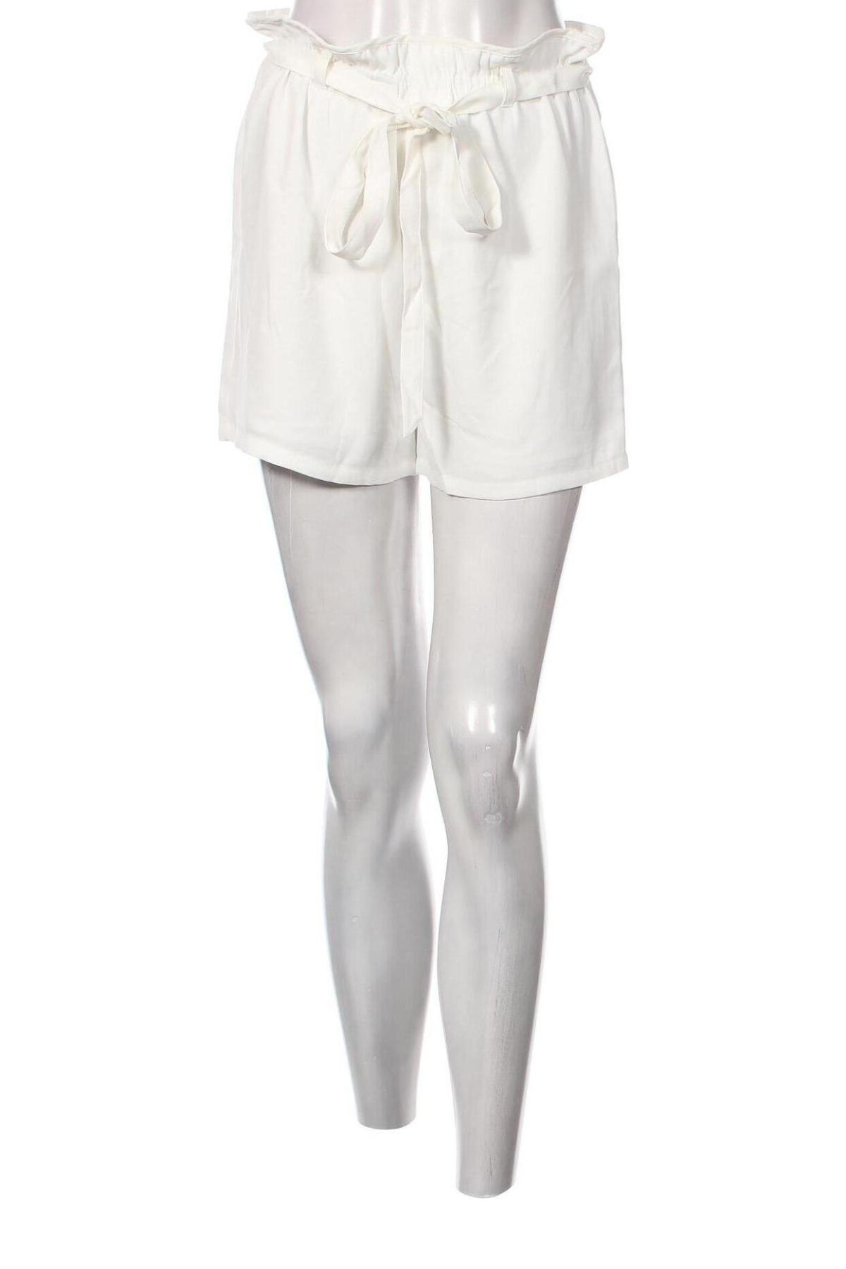Дамски къс панталон Kim Feenstra x NA-KD, Размер S, Цвят Бял, Полиестер, Цена 62,40 лв.
