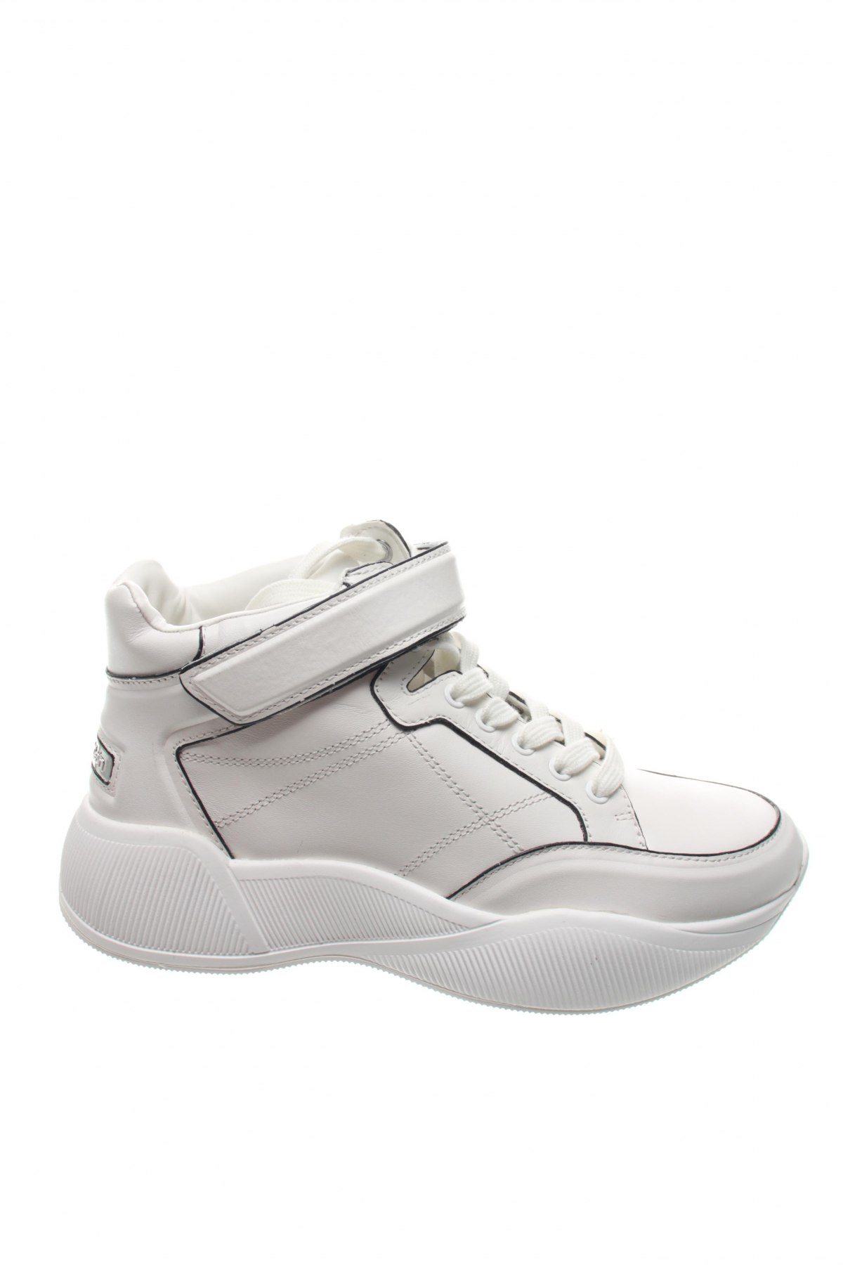 Дамски обувки Calvin Klein, Размер 37, Цвят Бял, Естествена кожа, Цена 140,40 лв.