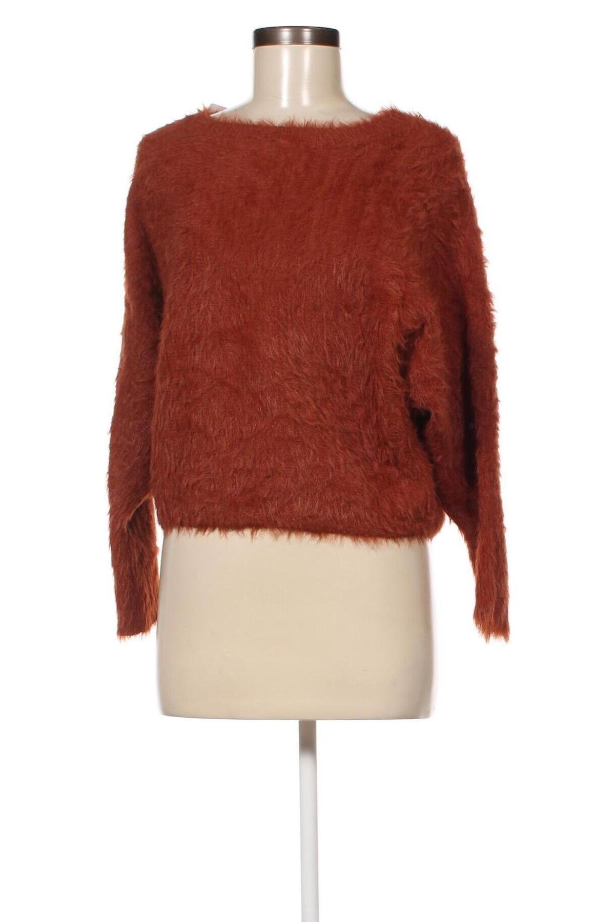 Дамски пуловер, Размер S, Цвят Кафяв, Цена 9,00 лв.