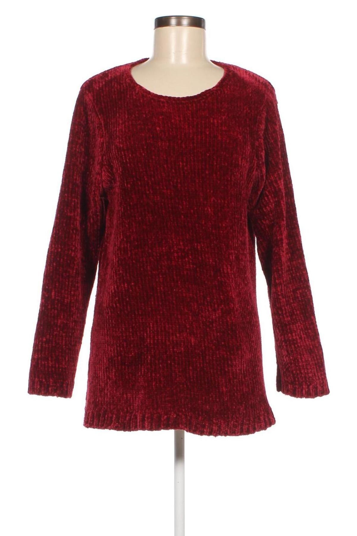 Дамски пуловер Grace, Размер L, Цвят Червен, Цена 36,00 лв.