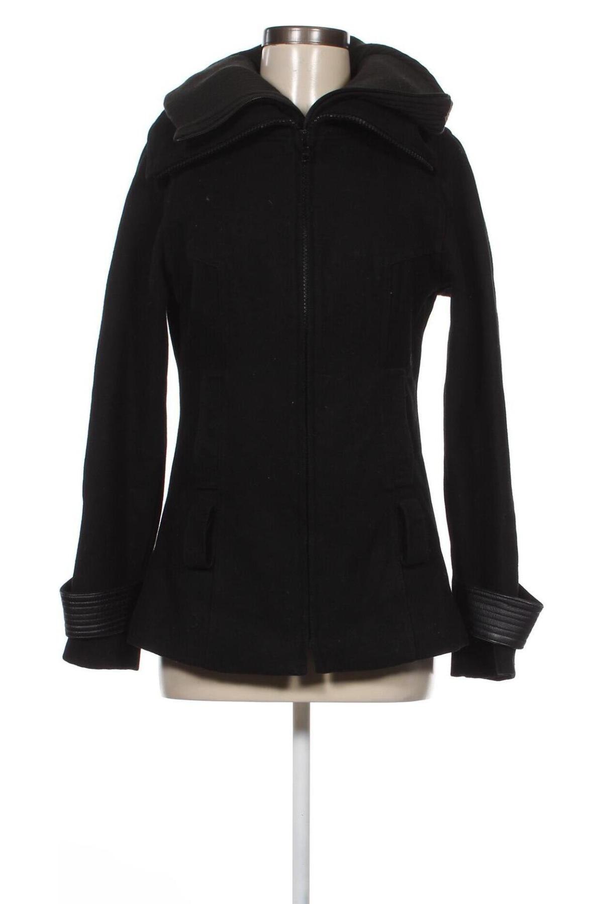 Γυναικείο παλτό Minus, Μέγεθος S, Χρώμα Μαύρο, Τιμή 79,79 €