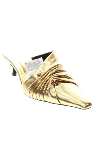 Papuci Zara, Mărime 38, Culoare Auriu, Preț 142,10 Lei