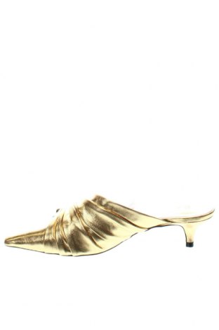 Papuci Zara, Mărime 38, Culoare Auriu, Preț 142,10 Lei