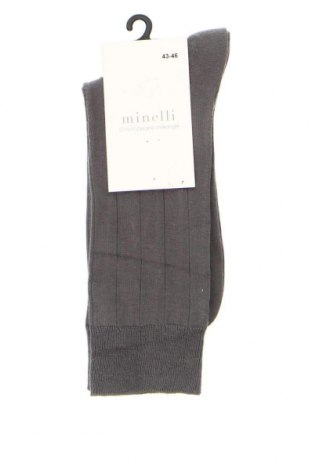 Чорапи Minelli, Размер L, Цвят Сив, Цена 24,65 лв.