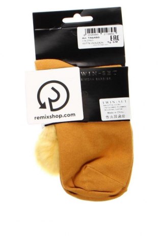 Κάλτσες TWINSET, Μέγεθος S, Χρώμα Κίτρινο, Τιμή 13,68 €
