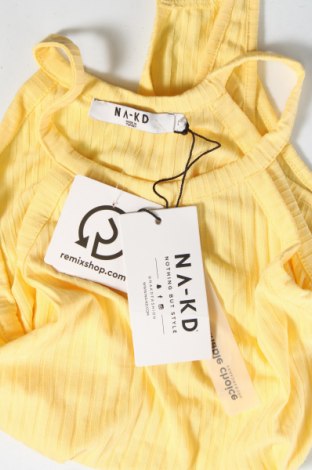 Дамска блуза - боди NA-KD, Размер XS, Цвят Жълт, Цена 29,00 лв.