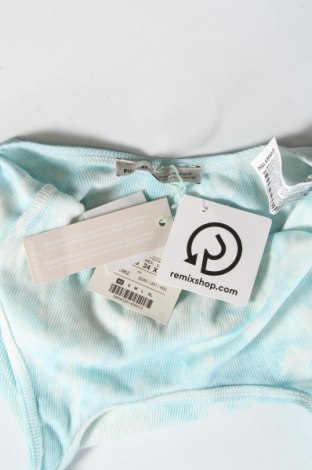 Γυναικεία μπλούζα-Κορμάκι Pull&Bear, Μέγεθος XS, Χρώμα Μπλέ, Τιμή 1,62 €