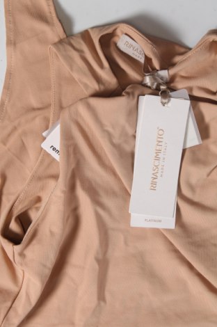 Γυναικεία μπλούζα-Κορμάκι Rinascimento, Μέγεθος S, Χρώμα  Μπέζ, Τιμή 52,58 €