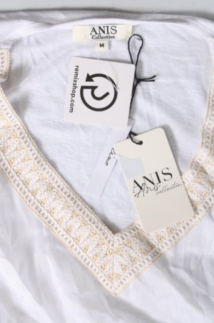 Γυναικεία μπλούζα Anis, Μέγεθος M, Χρώμα Λευκό, Τιμή 3,07 €