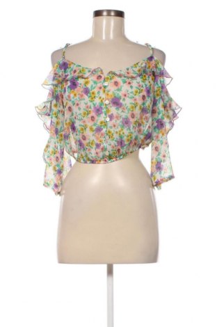 Дамска блуза Bershka, Размер M, Цвят Многоцветен, Цена 5,87 лв.