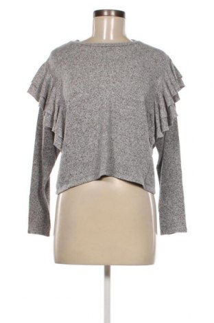 Damen Shirt Bershka, Größe S, Farbe Grau, Preis 2,80 €