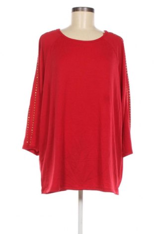 Γυναικεία μπλούζα By Design, Μέγεθος 3XL, Χρώμα Κόκκινο, Τιμή 8,58 €