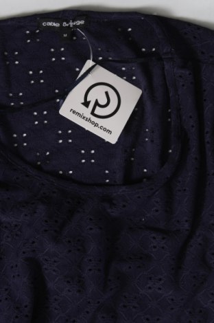 Γυναικεία μπλούζα Cable & Gauge, Μέγεθος M, Χρώμα Μπλέ, Τιμή 2,47 €