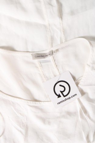 Дамска блуза Calvin Klein Jeans, Размер S, Цвят Екрю, Цена 50,07 лв.