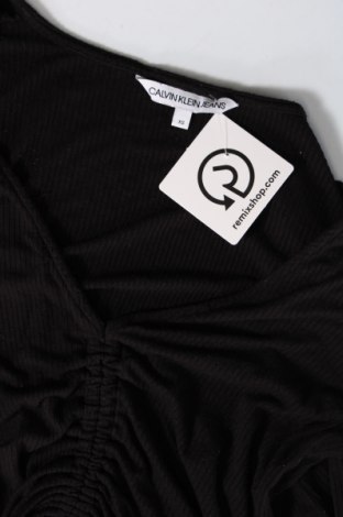 Дамска блуза Calvin Klein Jeans, Размер XS, Цвят Черен, Цена 73,80 лв.
