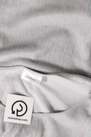 Γυναικεία μπλούζα Canda, Μέγεθος M, Χρώμα Γκρί, Τιμή 3,06 €