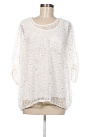 Γυναικεία μπλούζα Canda, Μέγεθος L, Χρώμα Λευκό, Τιμή 7,29 €
