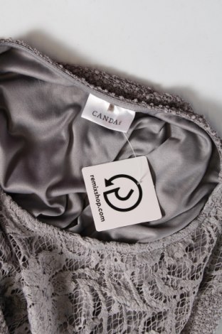 Γυναικεία μπλούζα Canda, Μέγεθος XL, Χρώμα Γκρί, Τιμή 11,75 €