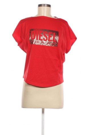 Γυναικεία μπλούζα Diesel, Μέγεθος XS, Χρώμα Κόκκινο, Τιμή 20,39 €