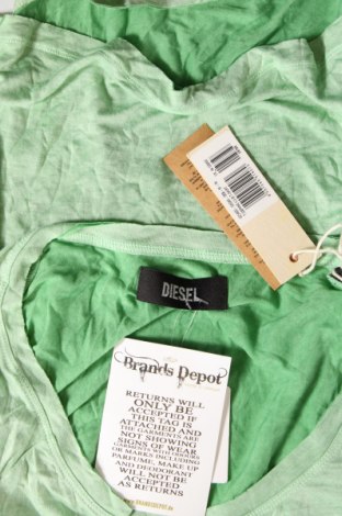Дамска блуза Diesel, Размер M, Цвят Зелен, Цена 179,56 лв.