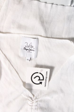 Дамска блуза Dua Lipa x Pepe Jeans, Размер XL, Цвят Бял, Цена 27,54 лв.