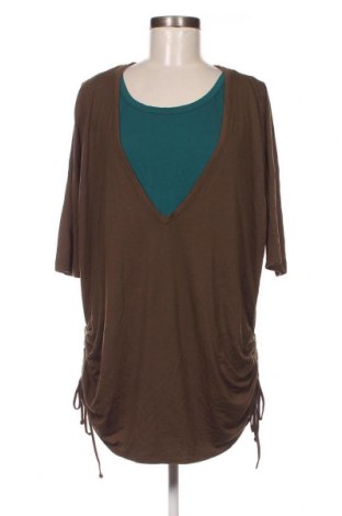 Дамска блуза Elena Miro, Размер XXL, Цвят Зелен, Цена 5,44 лв.