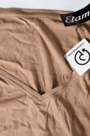Γυναικεία μπλούζα Etam, Μέγεθος XL, Χρώμα Καφέ, Τιμή 5,57 €