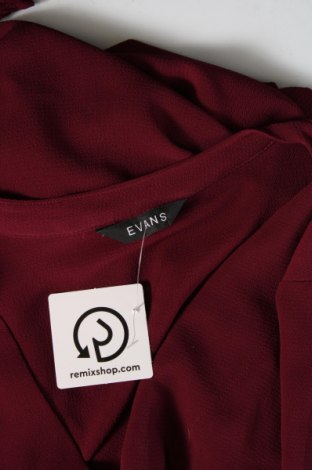 Дамска блуза Evans, Размер 4XL, Цвят Червен, Цена 24,00 лв.
