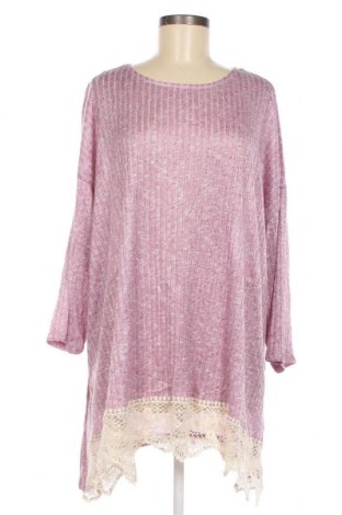 Damen Shirt Faded Glory, Größe 4XL, Farbe Lila, Preis 11,24 €