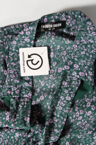 Дамска блуза Fashion Union, Размер M, Цвят Зелен, Цена 24,00 лв.
