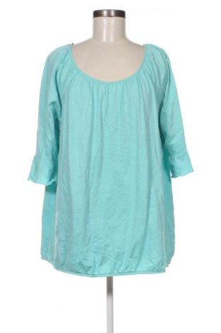 Γυναικεία μπλούζα Gina Laura, Μέγεθος XXL, Χρώμα Μπλέ, Τιμή 14,85 €