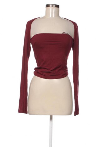 Дамска блуза Gina Tricot, Размер M, Цвят Червен, Цена 10,00 лв.