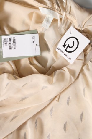 Дамска блуза H&M, Размер XL, Цвят Бежов, Цена 20,77 лв.