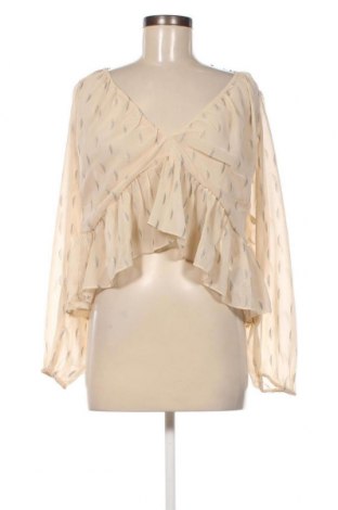 Дамска блуза H&M, Размер XL, Цвят Бежов, Цена 20,77 лв.
