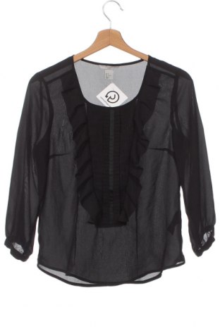 Γυναικεία μπλούζα H&M, Μέγεθος XS, Χρώμα Μαύρο, Τιμή 2,12 €