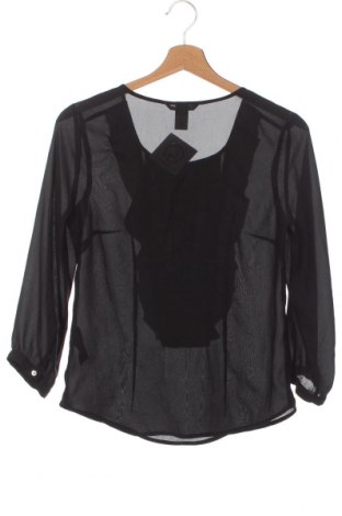 Γυναικεία μπλούζα H&M, Μέγεθος XS, Χρώμα Μαύρο, Τιμή 2,12 €
