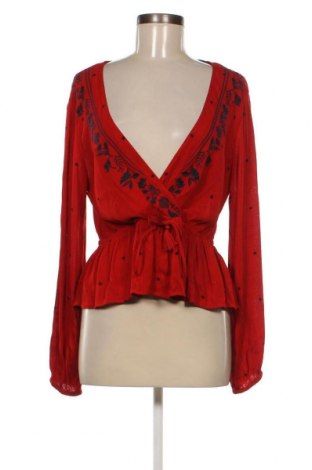 Дамска блуза H&M Divided, Размер S, Цвят Червен, Цена 21,95 лв.