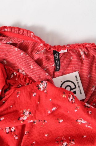 Дамска блуза H&M Divided, Размер L, Цвят Червен, Цена 3,99 лв.