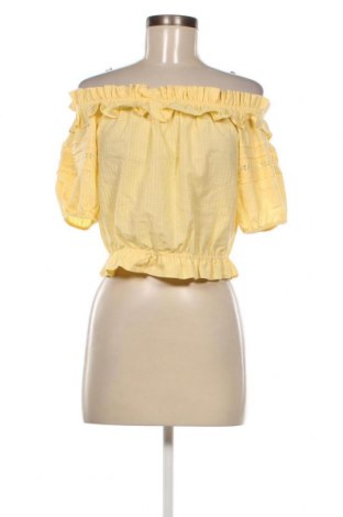 Дамска блуза H&M Divided, Размер M, Цвят Жълт, Цена 3,99 лв.