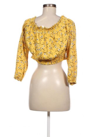 Дамска блуза H&M Divided, Размер M, Цвят Жълт, Цена 3,80 лв.
