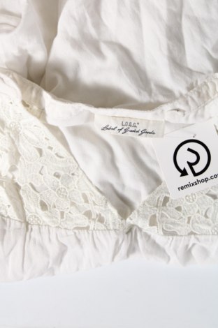 Damen Shirt H&M L.O.G.G., Größe M, Farbe Weiß, Preis € 13,22