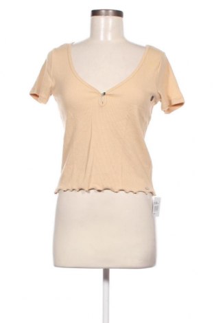 Γυναικεία μπλούζα Hollister, Μέγεθος L, Χρώμα  Μπέζ, Τιμή 5,57 €