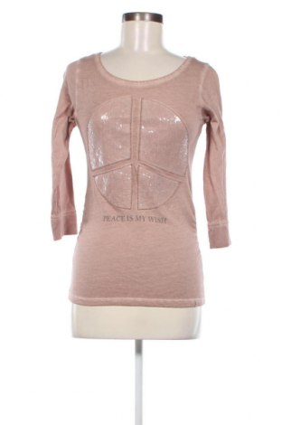 Γυναικεία μπλούζα Key Largo, Μέγεθος XS, Χρώμα  Μπέζ, Τιμή 5,57 €