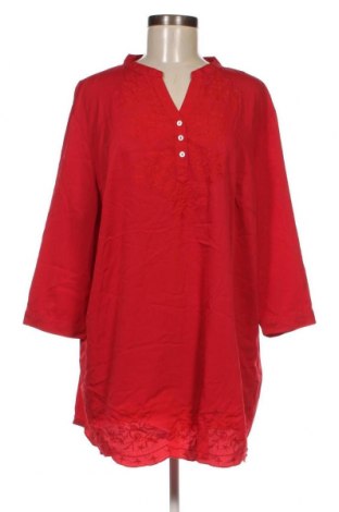Γυναικεία μπλούζα Laura Torelli, Μέγεθος XXL, Χρώμα Κόκκινο, Τιμή 9,28 €