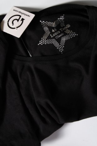 Дамска блуза Laura Torelli, Размер XL, Цвят Черен, Цена 4,94 лв.
