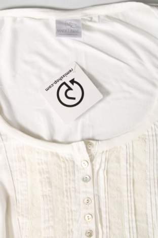 Γυναικεία μπλούζα Madeleine, Μέγεθος M, Χρώμα Λευκό, Τιμή 17,36 €